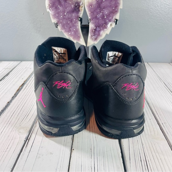 Nike Air Jordan Flight Origin 2 GS ~ Hyper Pink & Black Sneakers | Size 6.5 Y - Picture 4 of 12